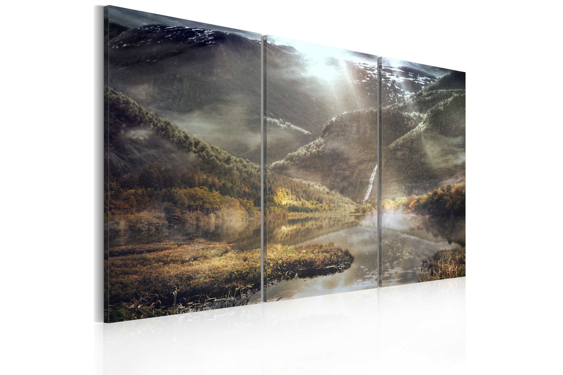 Bilde The Land Of Mists Triptych 60x40 - Artgeist sp. z o. o.