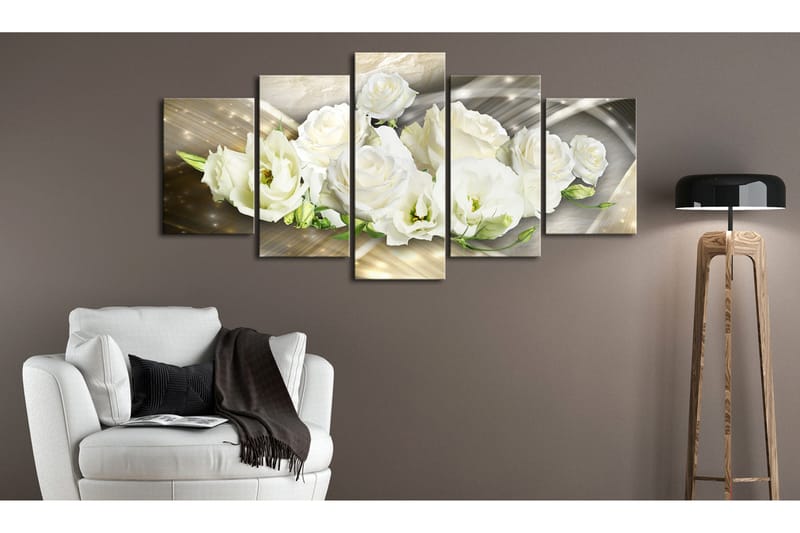 Bilde The Light Of Rose 200x100 - Artgeist sp. z o. o. - Innredning - Bilder & kunst - Lerretsbilder