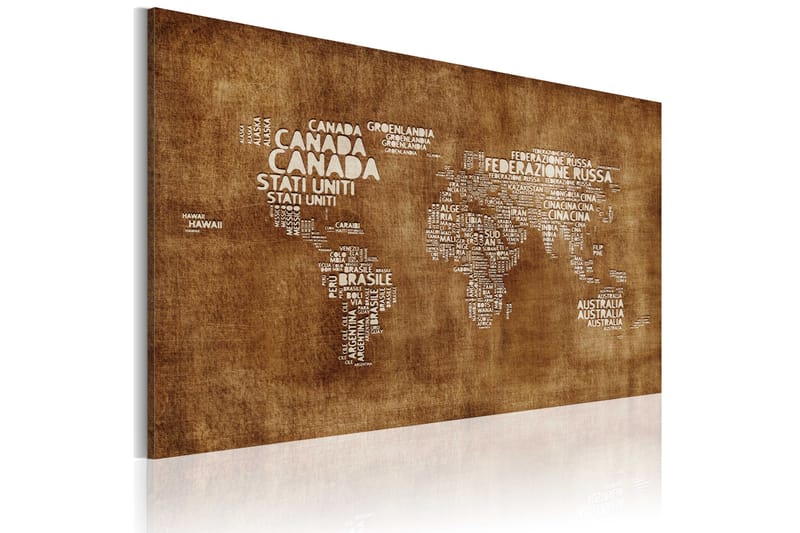Bilde The lost map 120x80 - Artgeist sp. z o. o. - Innredning - Bilder & kunst - Lerretsbilder