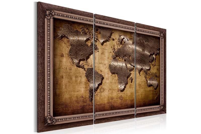 Bilde The Map In A Frame 120x80, Artgeist sp. z o. o.