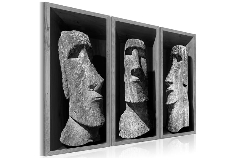 Bilde The Mystery Of Easter Island 120x80 - Artgeist sp. z o. o. - Innredning - Bilder & kunst - Lerretsbilder