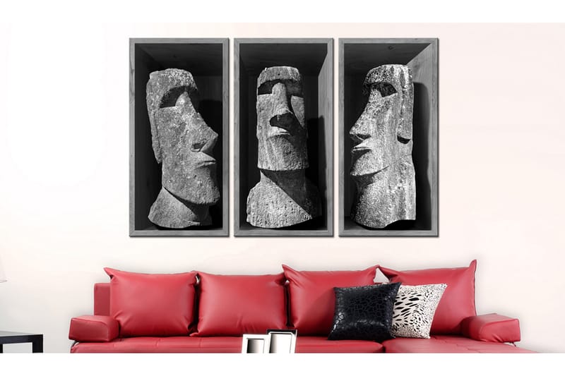 Bilde The Mystery Of Easter Island 120x80 - Artgeist sp. z o. o. - Innredning - Bilder & kunst - Lerretsbilder