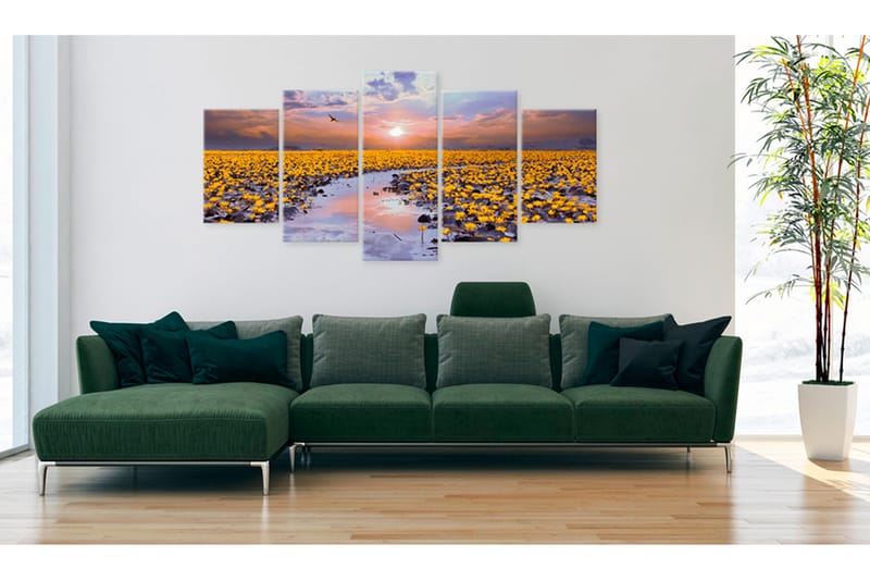Bilde The River Of Light 100x50 - Artgeist sp. z o. o. - Innredning - Bilder & kunst - Lerretsbilder