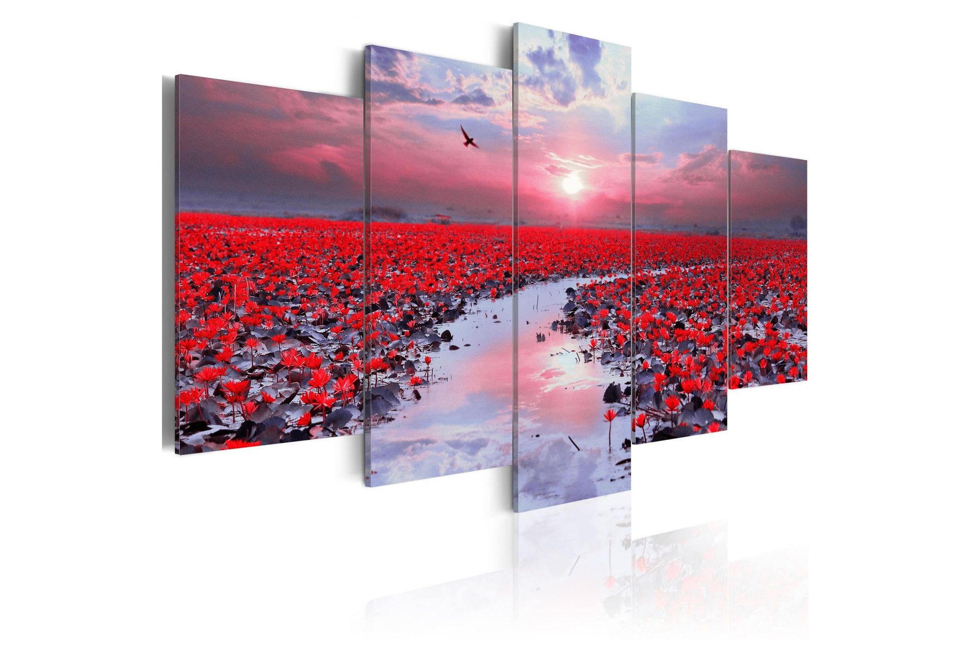 Bilde The River Of Love 100x50 - Artgeist sp. z o. o.