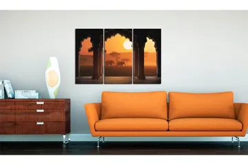 Bilde The Tranquillity Of Africa Triptych 60x40 - Artgeist sp. z o. o. - Innredning - Bilder & kunst - Lerretsbilder