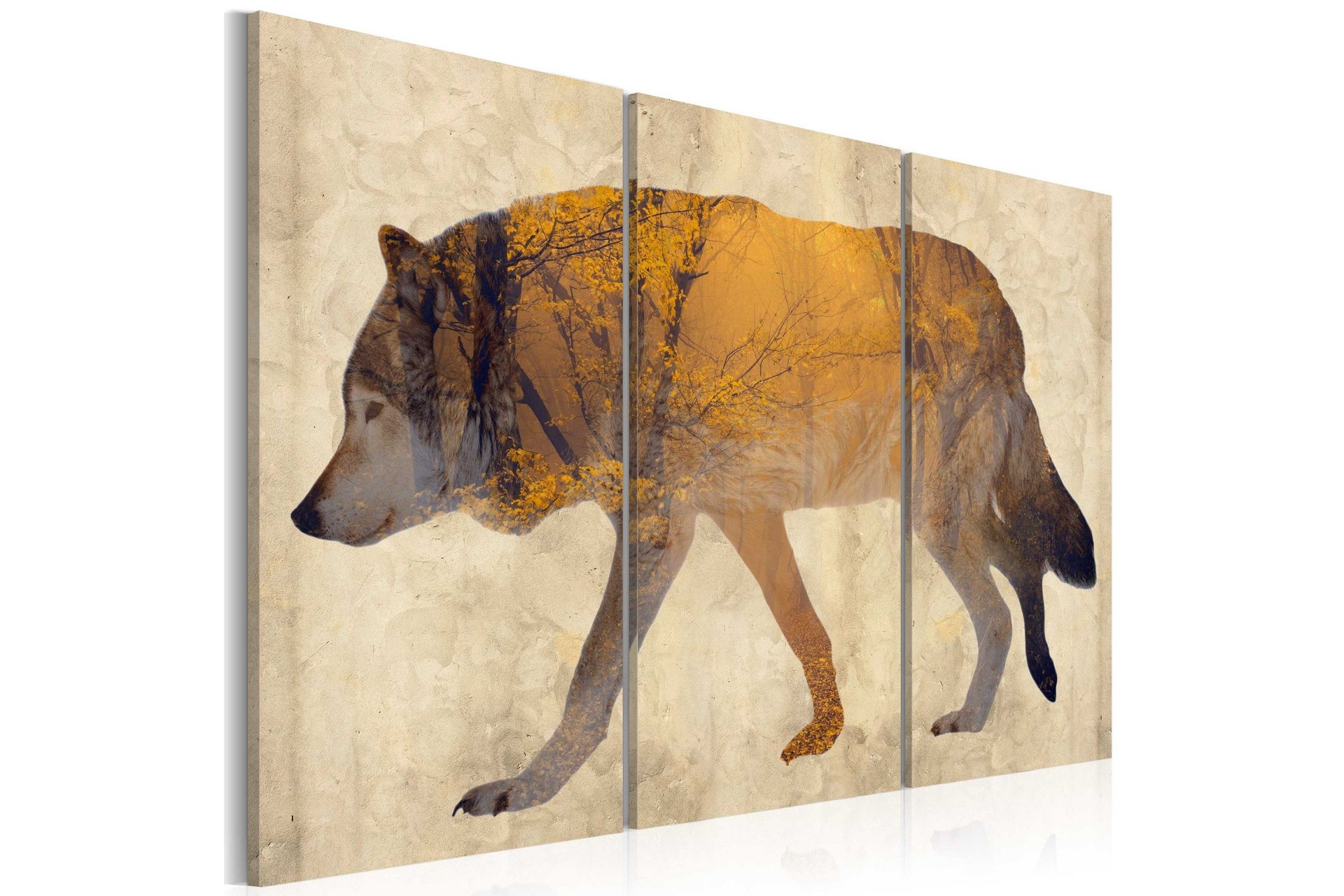 Bilde The Wandering Wolf 120x80 - Artgeist sp. z o. o.