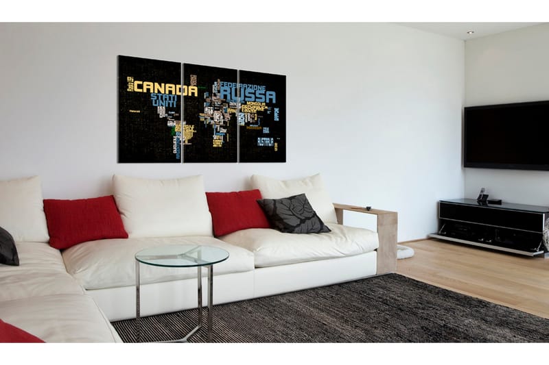 Bilde The World Is Not Enough Triptych 120x80 - Artgeist sp. z o. o. - Innredning - Bilder & kunst - Lerretsbilder