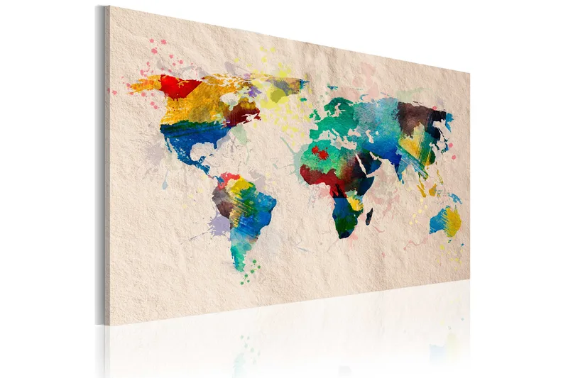 Bilde The world of colors 120x80, Artgeist sp. z o. o.