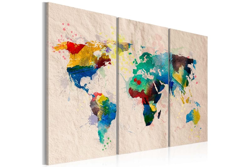 Bilde The world of colors 90x60, Artgeist sp. z o. o.