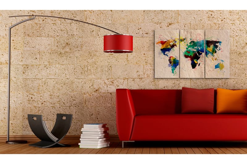 Bilde The world of colors 90x60 - Artgeist sp. z o. o. - Innredning - Bilder & kunst - Lerretsbilder