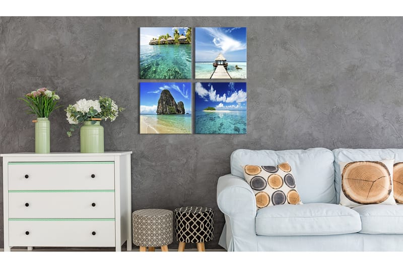 Bilde The Places Of Dreams 40x40 - Artgeist sp. z o. o. - Innredning - Bilder & kunst - Lerretsbilder