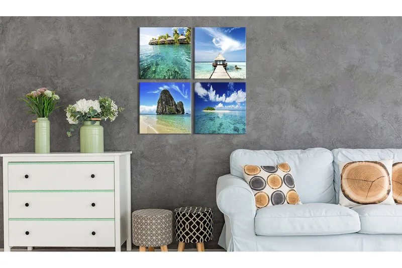 Bilde The Places Of Dreams 60x60 - Artgeist sp. z o. o. - Innredning - Bilder & kunst - Lerretsbilder