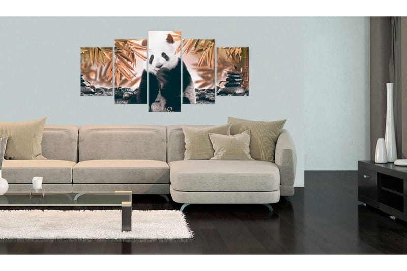 Bilde Thoughtful Panda 200x100 - Artgeist sp. z o. o. - Innredning - Bilder & kunst - Lerretsbilder