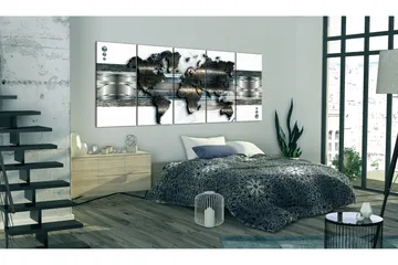 Bilde Three-Dimensional Map 200x80 - Artgeist sp. z o. o. - Innredning - Bilder & kunst - Lerretsbilder
