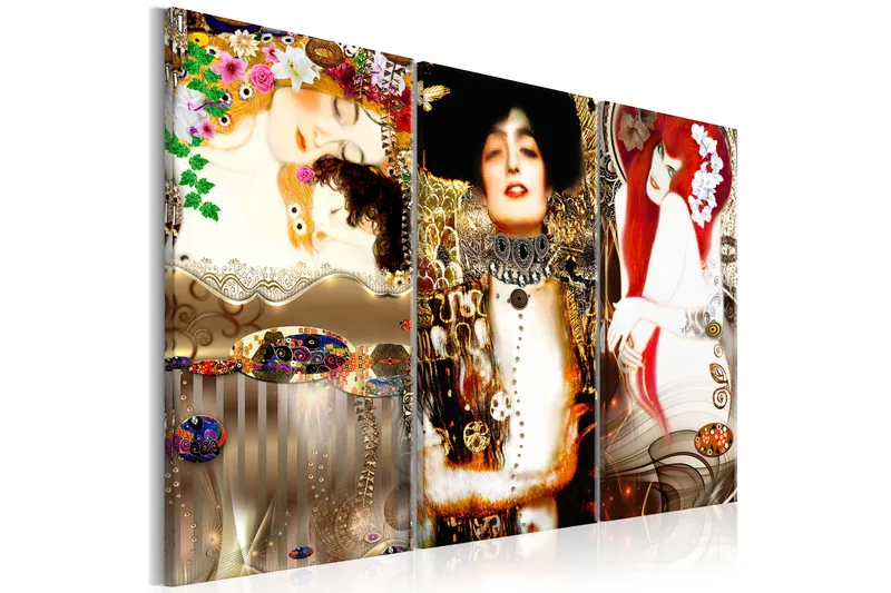 Bilde Three Women 3 Parts 120x80 - Artgeist sp. z o. o. - Innredning - Bilder & kunst - Lerretsbilder