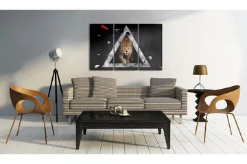 Bilde Tiger Innkommende! 60x40 - Artgeist sp. z o. o. - Innredning - Bilder & kunst - Lerretsbilder