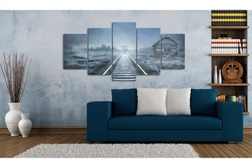 Bilde TLE Siste Stasjon 200x100 - Artgeist sp. z o. o. - Innredning - Bilder & kunst - Lerretsbilder