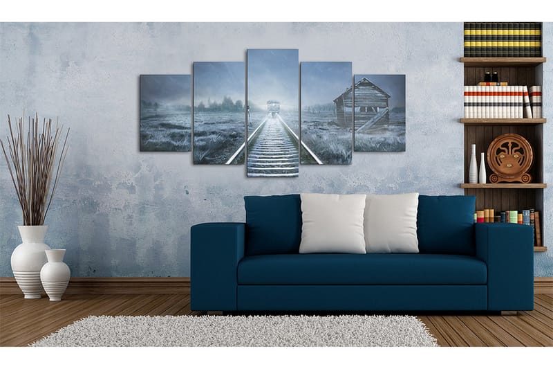 Bilde TLE Siste Stasjon 200x100 - Artgeist sp. z o. o. - Innredning - Bilder & kunst - Lerretsbilder