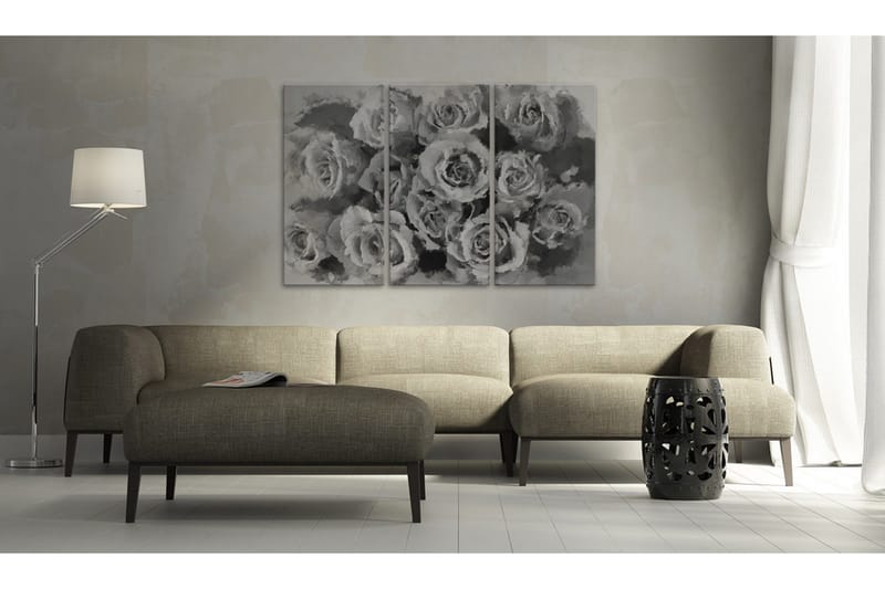 Bilde Tolv Roses Triptyk 120x80 - Artgeist sp. z o. o. - Innredning - Bilder & kunst - Lerretsbilder
