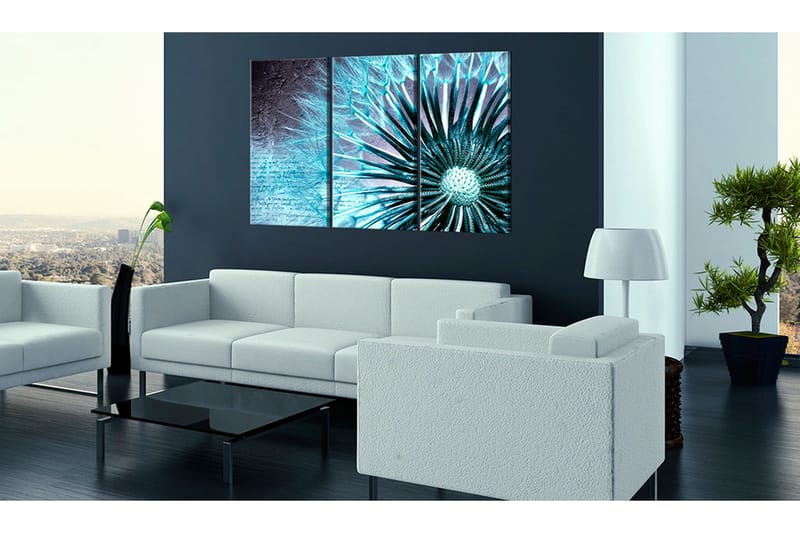 Bilde Touch Of Blue 120x80 - Artgeist sp. z o. o. - Innredning - Bilder & kunst - Lerretsbilder