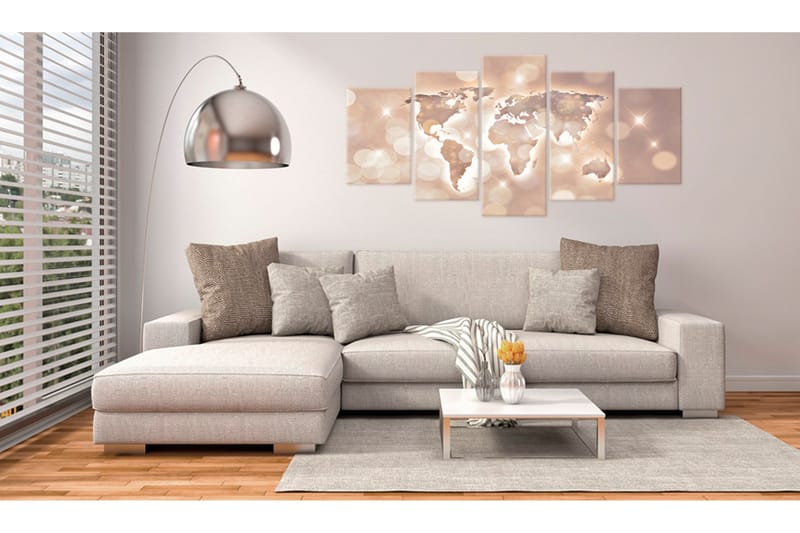 Bilde Trail Of Light 100x50 - Artgeist sp. z o. o. - Innredning - Bilder & kunst - Lerretsbilder