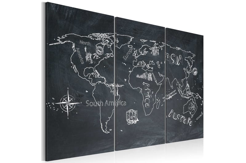 Bilde Travel broadens the mind 90x60 - Artgeist sp. z o. o. - Innredning - Bilder & kunst - Lerretsbilder