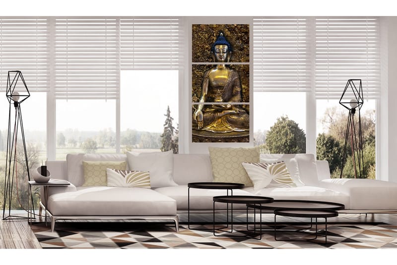 Bilde Treasure Of Buddhism 30x60 - Artgeist sp. z o. o. - Innredning - Bilder & kunst - Lerretsbilder