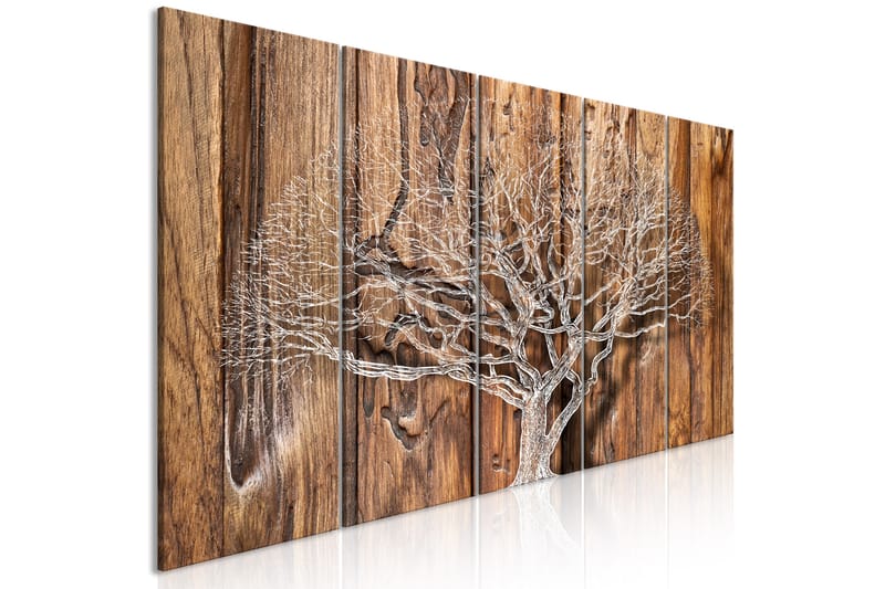 Bilde Tree Chronicle 5 Parts Narrow 200x80 - Artgeist sp. z o. o. - Innredning - Bilder & kunst - Lerretsbilder