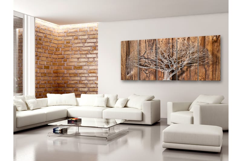 Bilde Tree Chronicle 5 Parts Narrow 200x80 - Artgeist sp. z o. o. - Innredning - Bilder & kunst - Lerretsbilder
