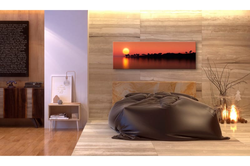 Bilde Tree Island 135x45 - Artgeist sp. z o. o. - Innredning - Bilder & kunst - Lerretsbilder