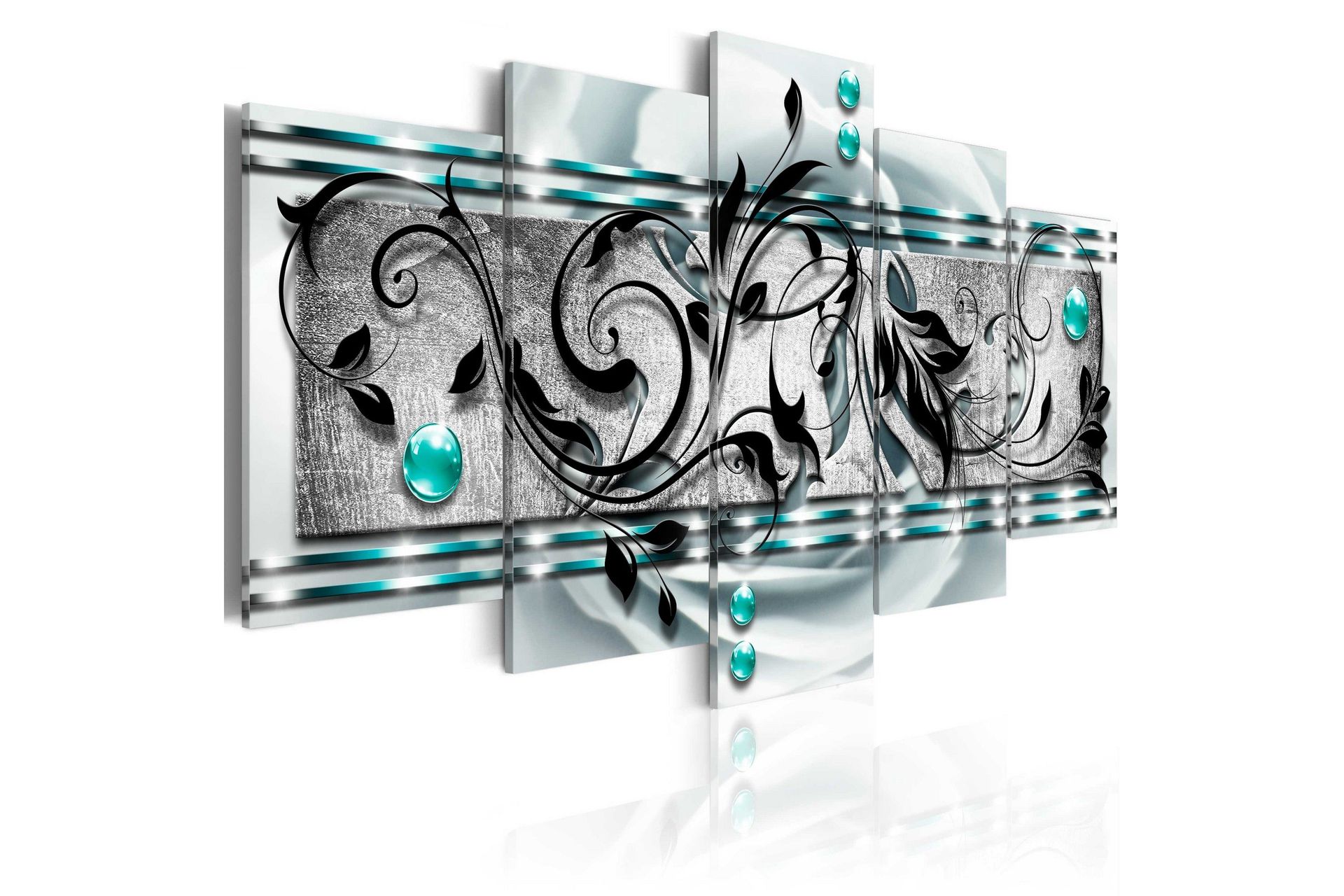 Bilde Turquoise Ambivalence 100x50 - Artgeist sp. z o. o.