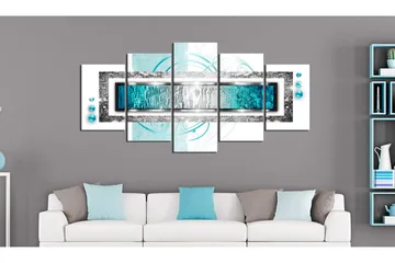Bilde Turquoise Blizzard 200x100 - Artgeist sp. z o. o. - Innredning - Bilder & kunst - Lerretsbilder