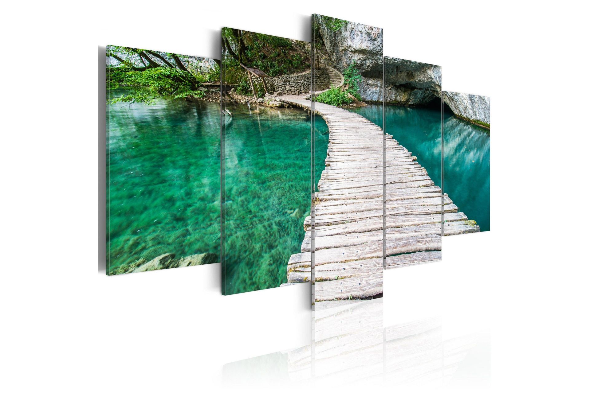 Bilde Turquoise Lake 100x50 - Artgeist sp. z o. o.