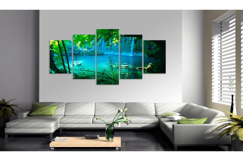 Bilde Turquoise Seclusion 100x50 - Artgeist sp. z o. o. - Innredning - Bilder & kunst - Lerretsbilder