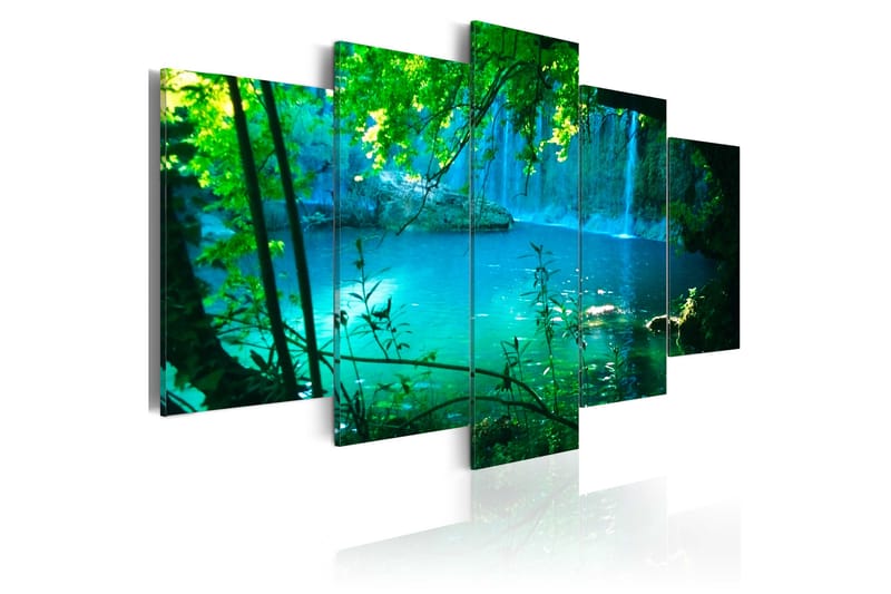 Bilde Turquoise Seclusion 100x50 - Artgeist sp. z o. o. - Lerretsbilder