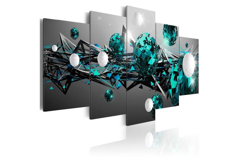 Bilde Turquoise Solar System 100x50, Artgeist sp. z o. o.