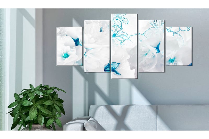 Bilde Turquoise Threads 200x100 - Artgeist sp. z o. o. - Innredning - Bilder & kunst - Lerretsbilder