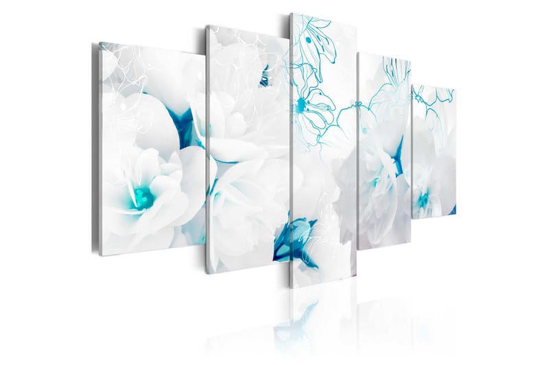 Bilde Turquoise Threads 200x100 - Artgeist sp. z o. o. - Innredning - Bilder & kunst - Lerretsbilder