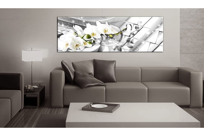 Bilde Twisted Orchids 120x40 - Artgeist sp. z o. o. - Innredning - Bilder & kunst - Lerretsbilder