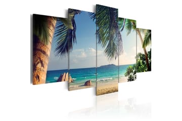 Bilde Under Palm Trees 200x100 - Artgeist sp. z o. o. - Innredning - Bilder & kunst - Lerretsbilder