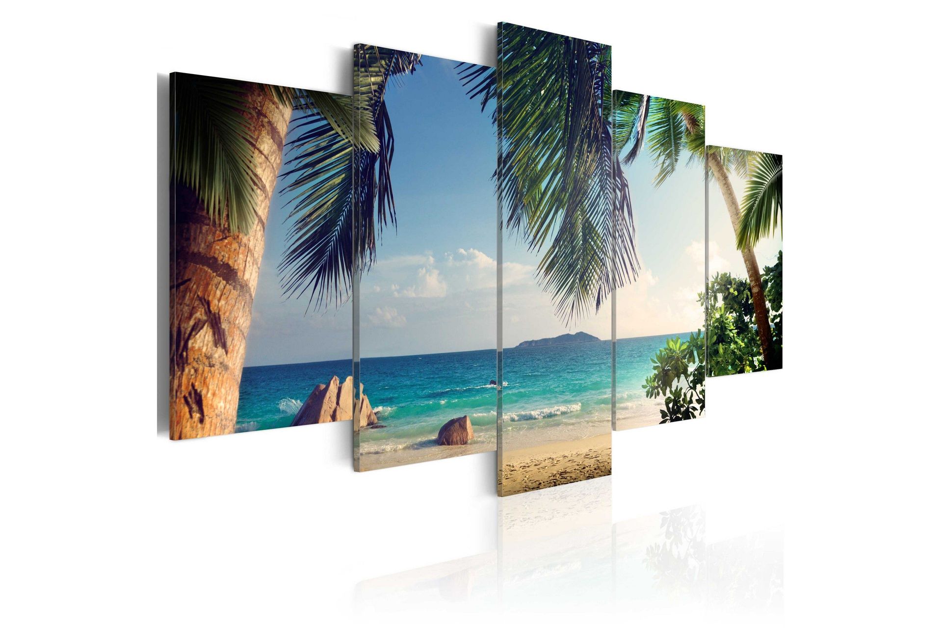 Bilde Under Palm Trees 100x50 - Artgeist sp. z o. o.