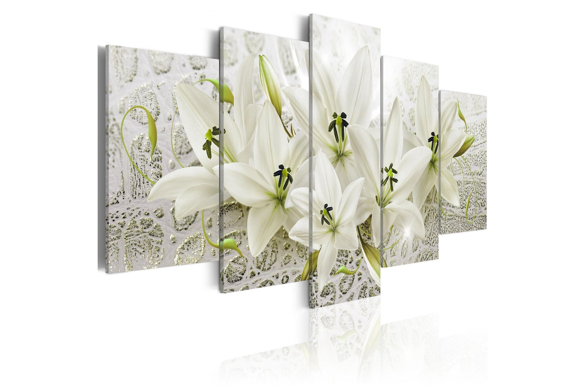 Bilde Unique Flowers 100x50 - Artgeist sp. z o. o.