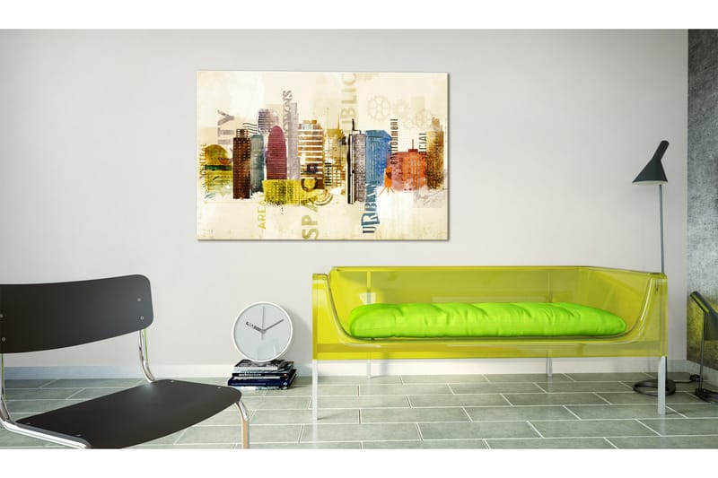 Bilde Urban design 120x80 - Artgeist sp. z o. o. - Innredning - Bilder & kunst - Lerretsbilder