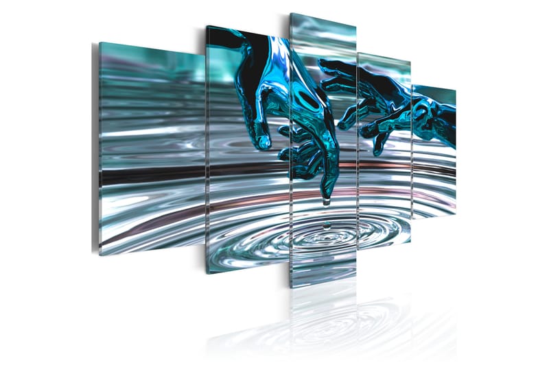 Bilde Vann Sirkler 100x50 - Artgeist sp. z o. o. - Innredning - Bilder & kunst - Lerretsbilder