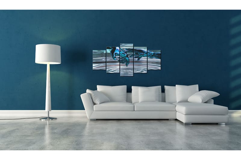 Bilde Vann Sirkler 100x50 - Artgeist sp. z o. o. - Innredning - Bilder & kunst - Lerretsbilder