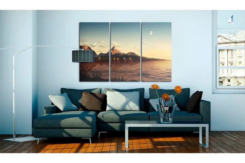 Bilde Varm Kveld I Fjellene 60x40 - Artgeist sp. z o. o. - Innredning - Bilder & kunst - Lerretsbilder