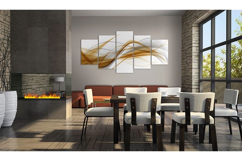 Bilde Vind Abstraksjon 100x50 - Artgeist sp. z o. o. - Innredning - Bilder & kunst - Lerretsbilder