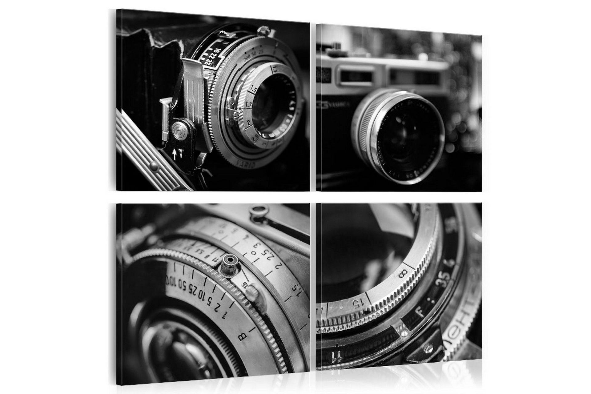 Bilde Vintage Cameras 80x80 - Artgeist sp. z o. o.