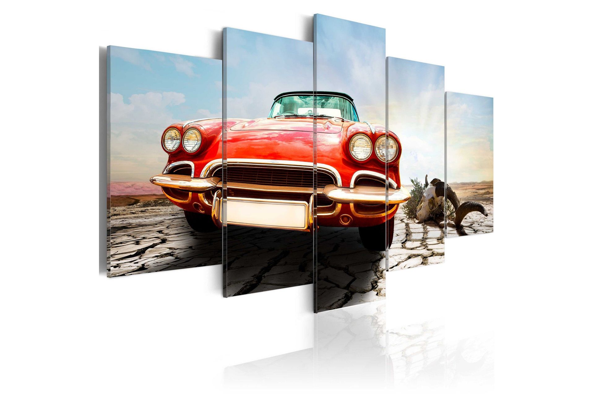 Bilde Vintage Red Dream 200x100 - Artgeist sp. z o. o.