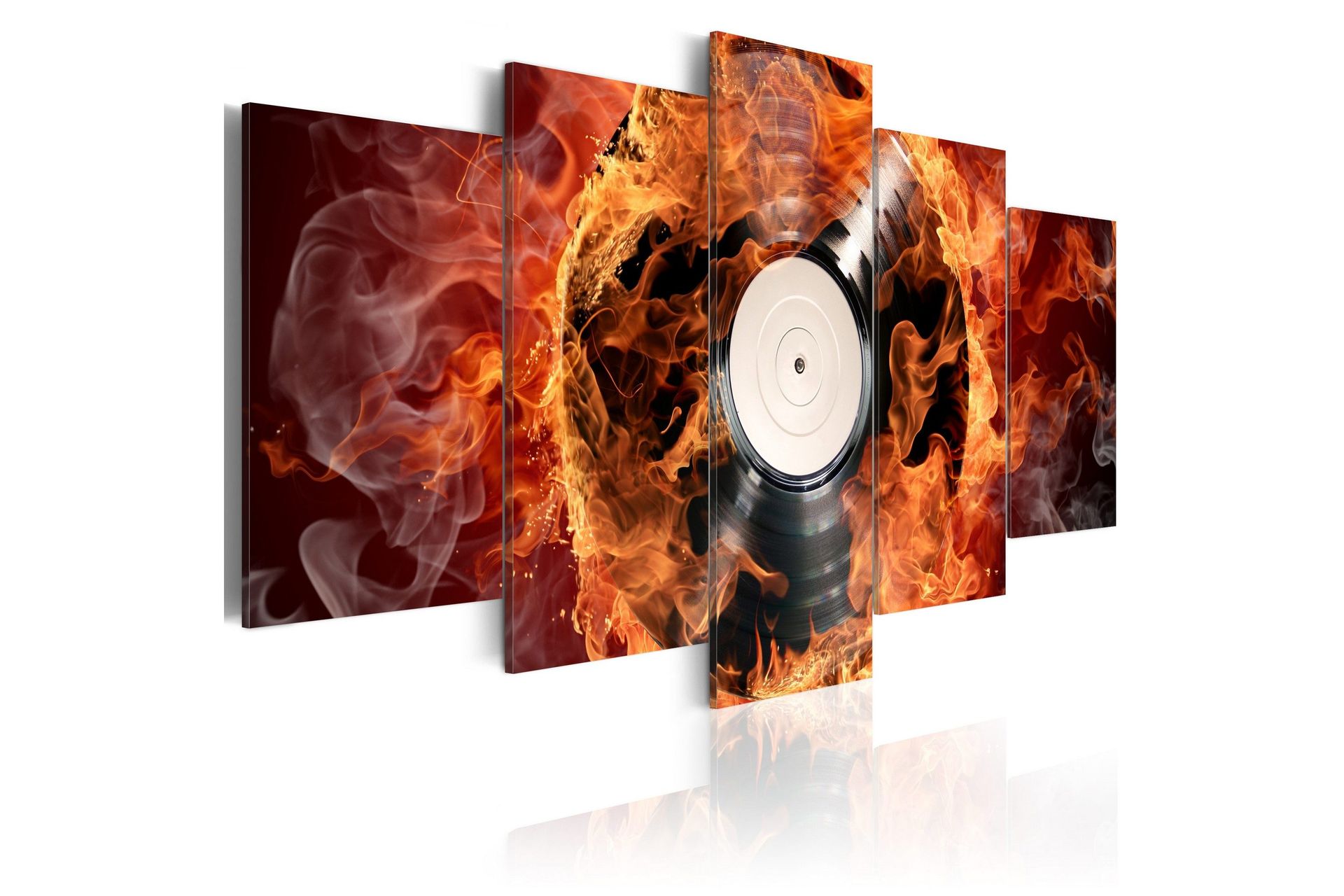 Bilde Vinyl On Fire 200x100 - Artgeist sp. z o. o.